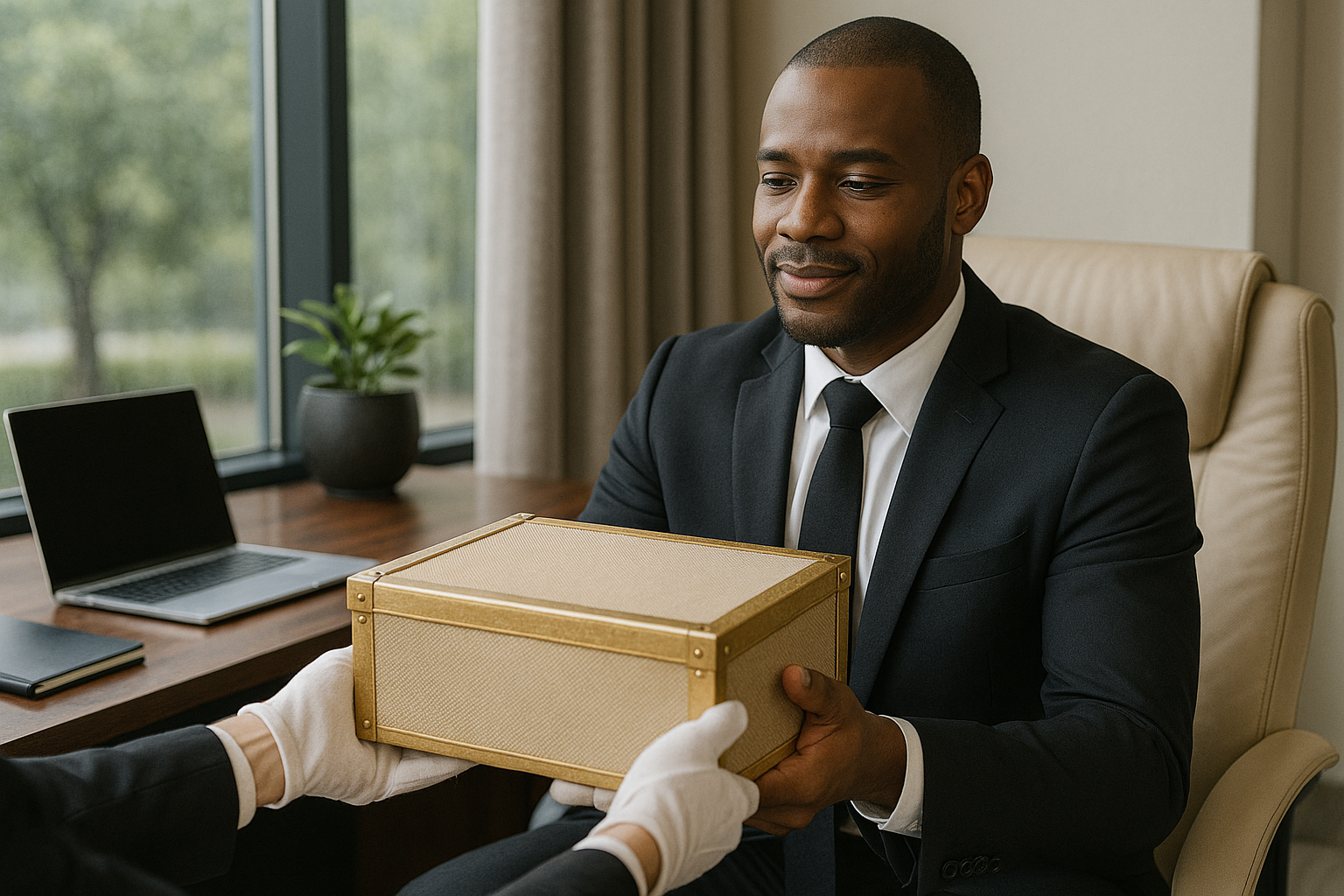 Luxury residence being prepared for a white-glove move